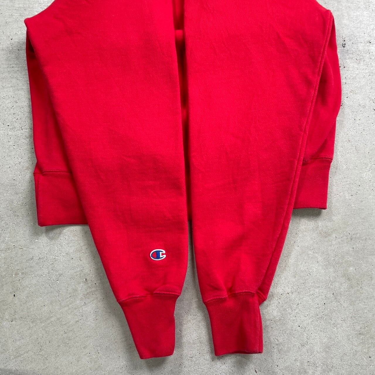 champion reverseweave 90s 目無し 無地 レッド 90's Champion チャンピオン リバースウィーブスウェット 目無し 赤