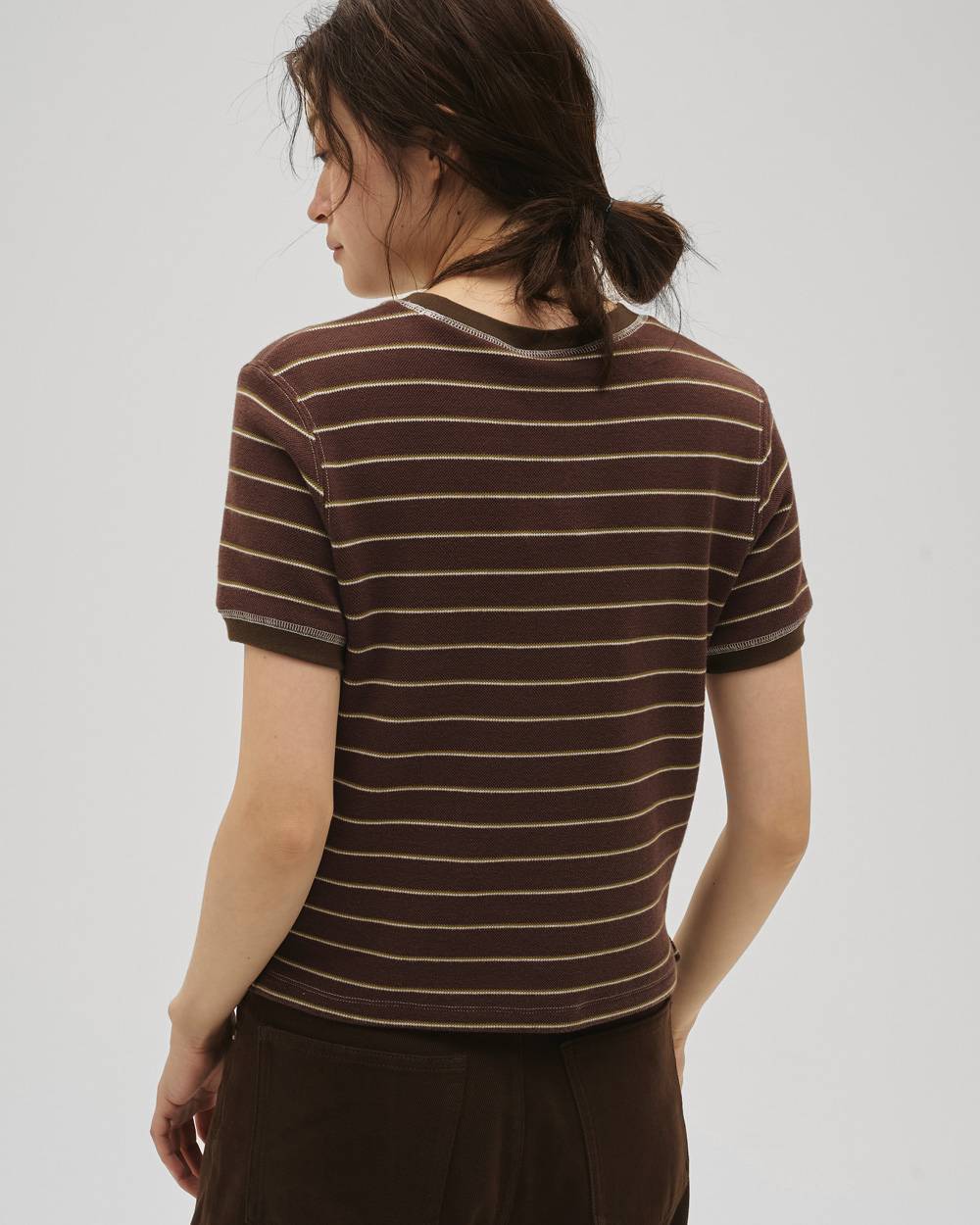 TODAYFUL トゥデイフル Border Ringer Tee (C/GRY) 12610619 | ANERCA
