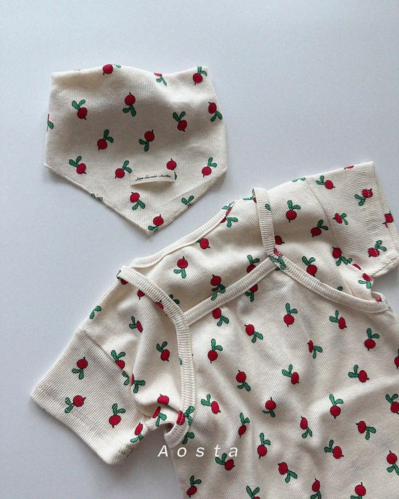 [Aosta] Ribbed Ribbon Dress / [아오스타] 골지리본원피스
