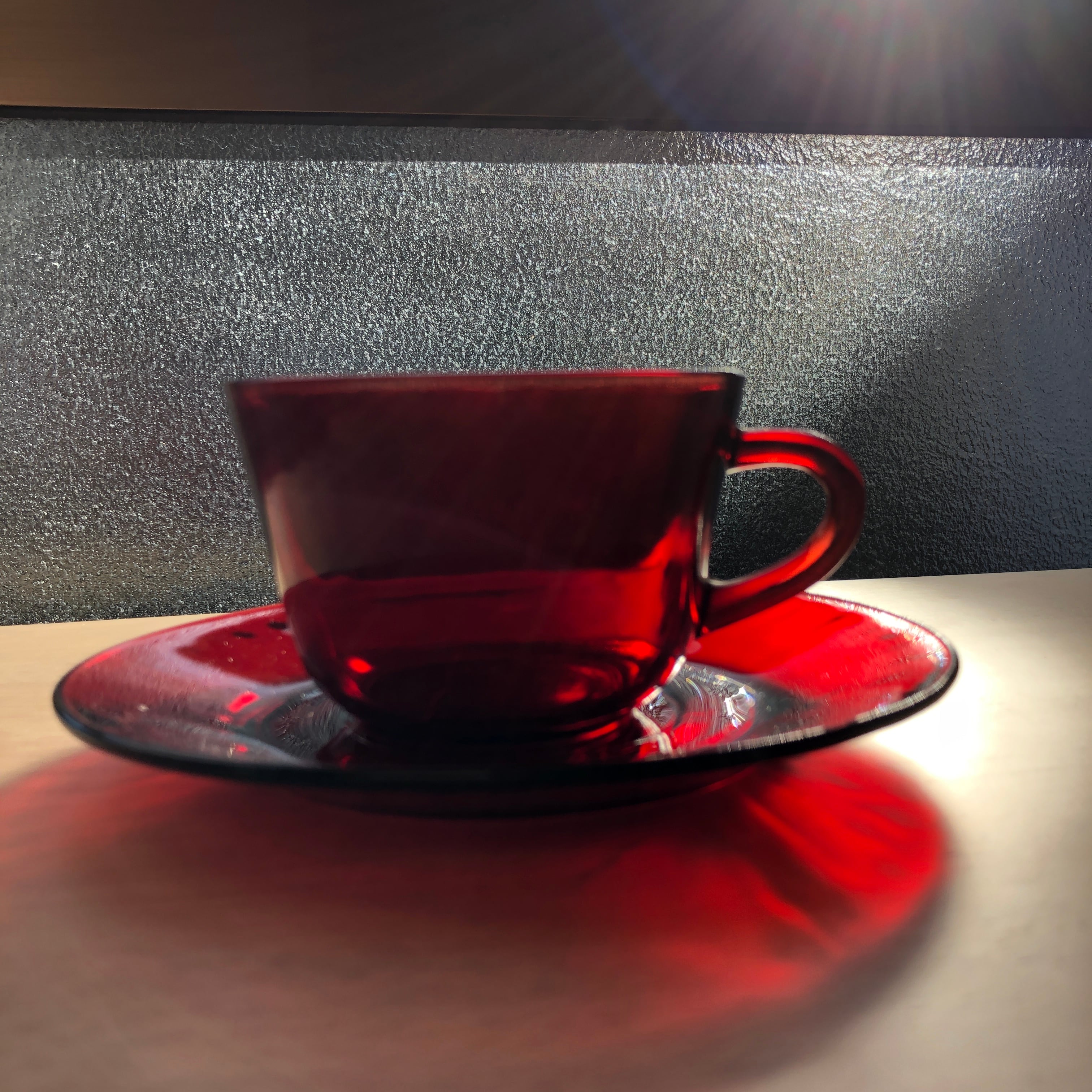 アンカーホッキング ロイヤルルビー カップ＆ソーサー | アンティーク