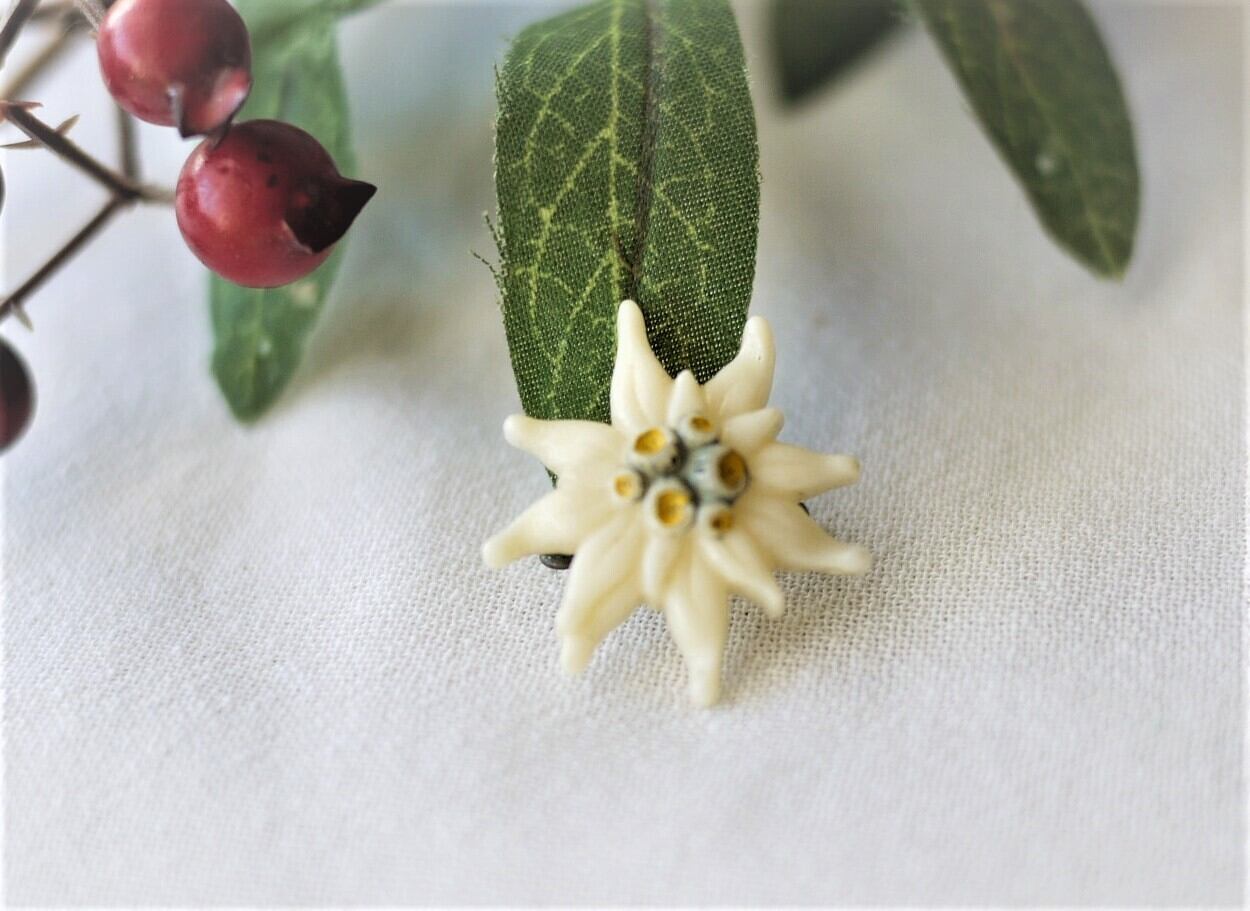 チロルブローチ エーデルワイス 1940 アルプス スーベニール