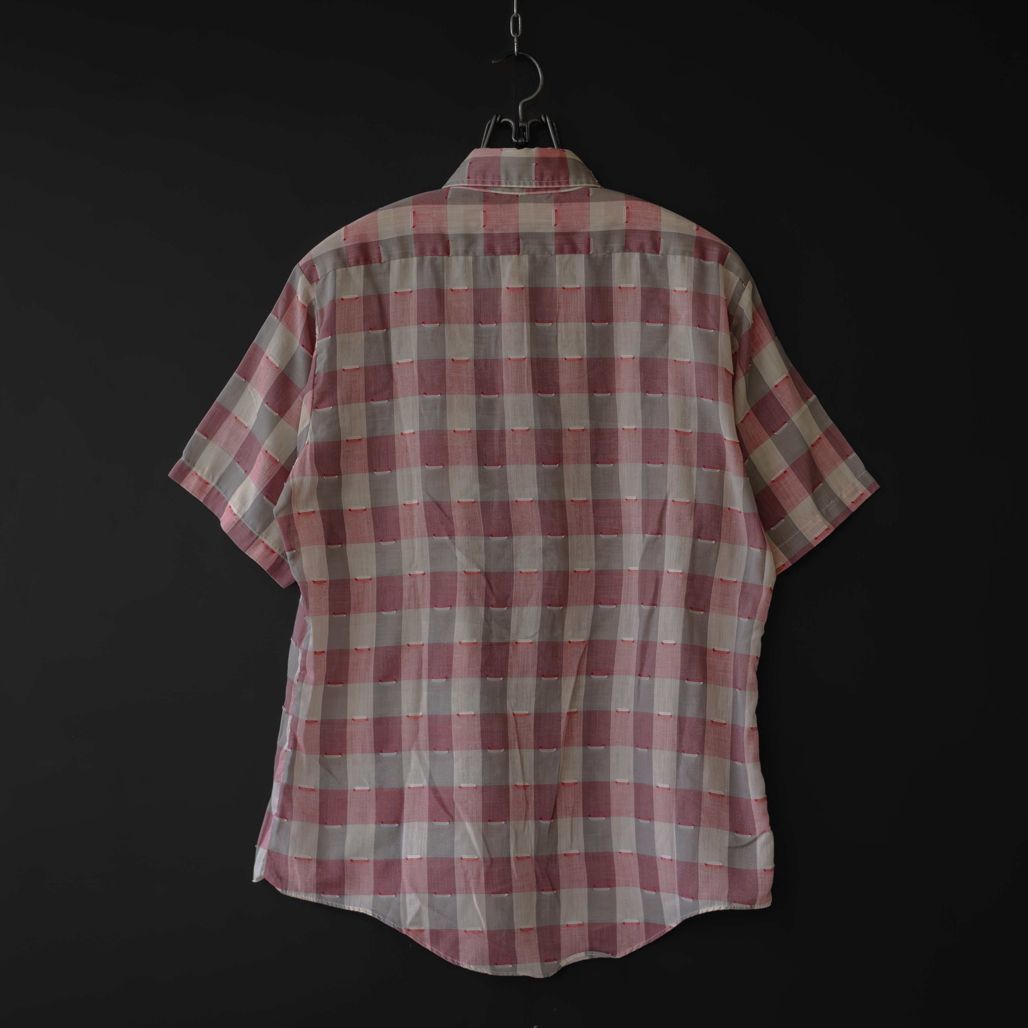 ひろし様確認用です。 used- s/s check shirt | dros dro