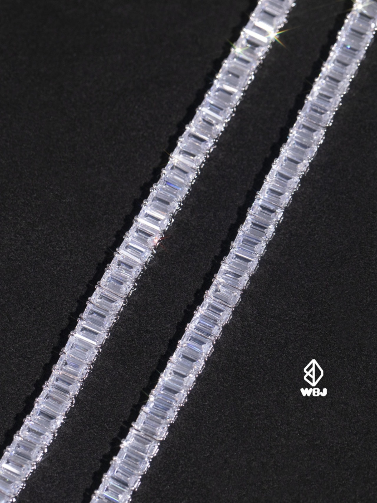 【WBJ &CO】S925 ×18Kcoatアムロテニスネックレス(WBJ00004)