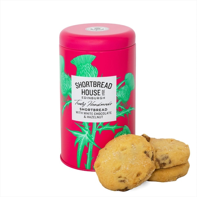 ショートブレッド・ホワイトチョコ＆ヘーゼルナッツ（缶入り・140g）