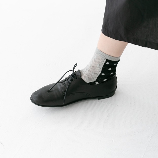 プリット prit バイカラーメッシュドットソックス(P02460)全3色