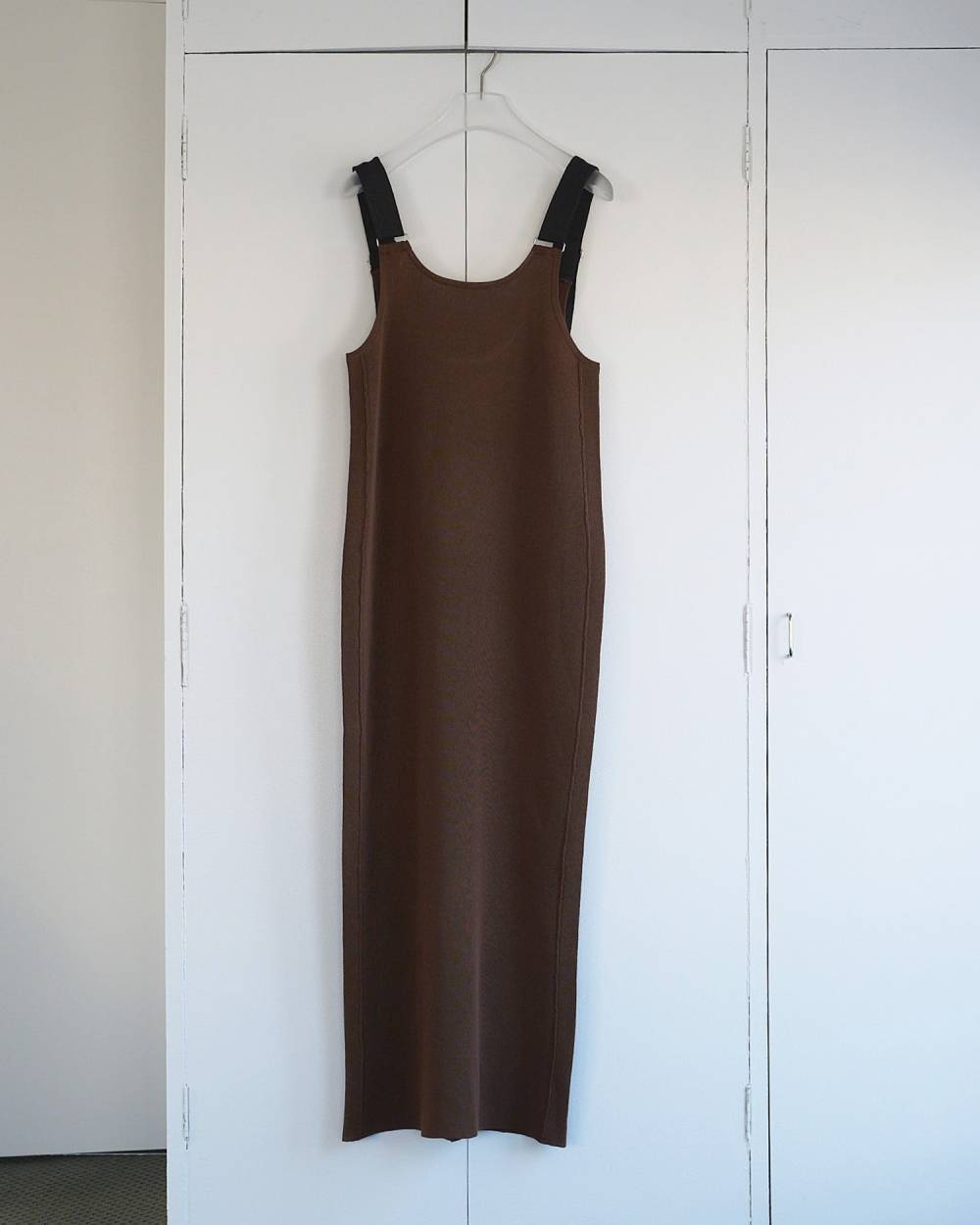 ワンピース anuke salopette Knit Onepiece ànuke】Salopette Knit Onepiece | LASHIC