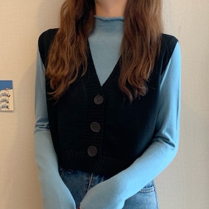 ニット ベスト レディース 春秋冬 きれいめ おしゃれ 大人 重ね着 かわいい カジュアル レイヤード ショート丈 大人可愛い 大人女子