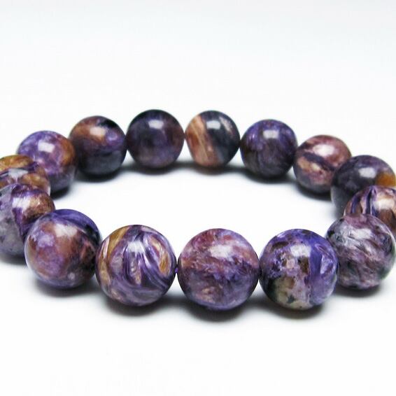 チャロアイト ブレスレット 14mm 一点物 [M便 1/10] 111-32094