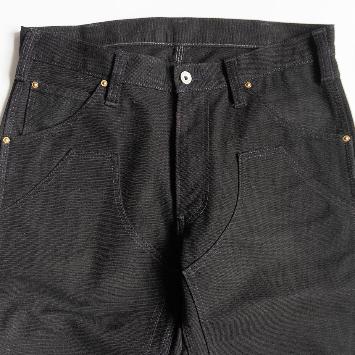 美品】IRON HEART【801 ヘビーダック ダブルニー ロガージーンズ】W33