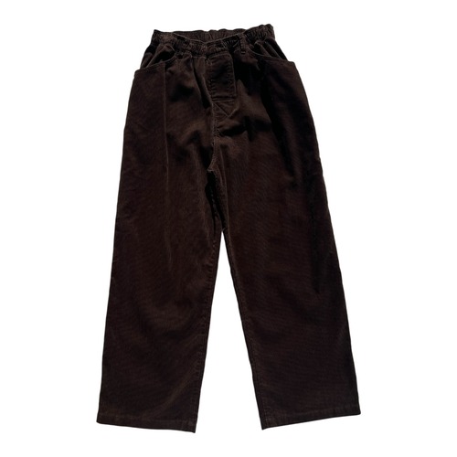 【COMFORTABLE REASON】Straight Cords Slacks(BROWN)〈国内送料無料〉