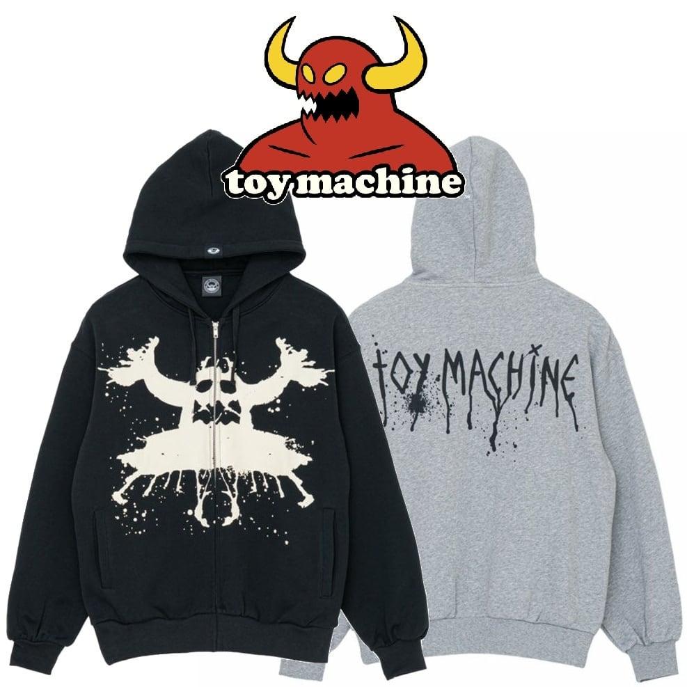TOYMACHINE 】RORSCHACH SWEAT ZIP PARKA トイマシーン ジップフーディ