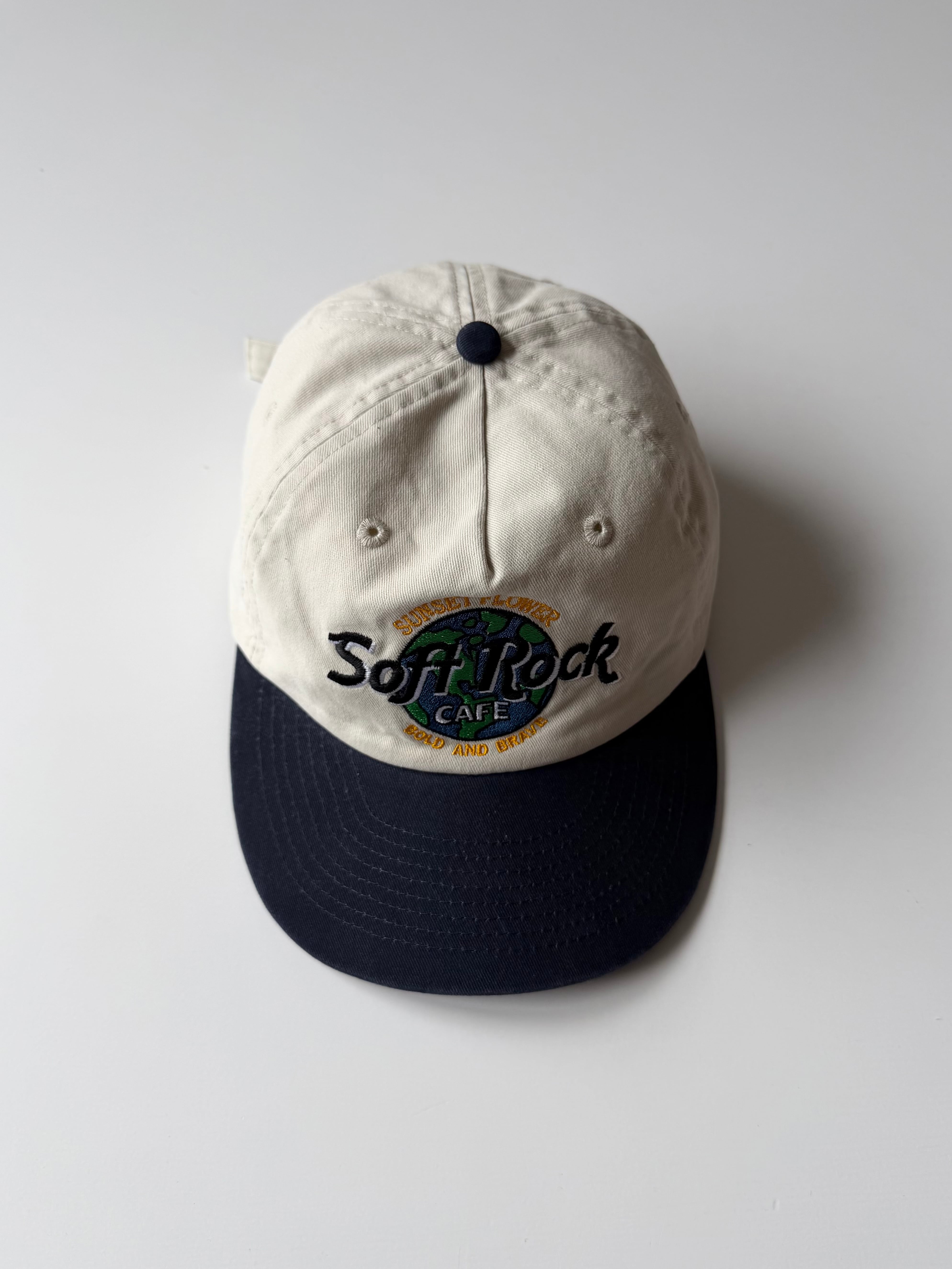 Soft Rock CAP(アイボリー×ネイビー)  4357