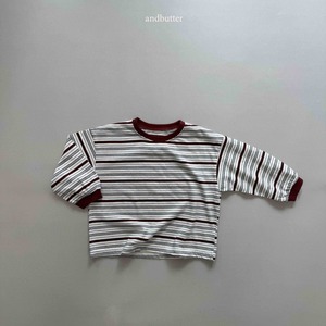 【即納/L】next stripe T / andbutter