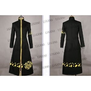 DK1686  ONE PIECE ワンピース トラファルガー・ロー （２年後）風 コート  コスプレ衣装   完全オーダメイドも対応可能 K1686 ONE PIECE ワンピース トラファルガー・ロー （2年後）風