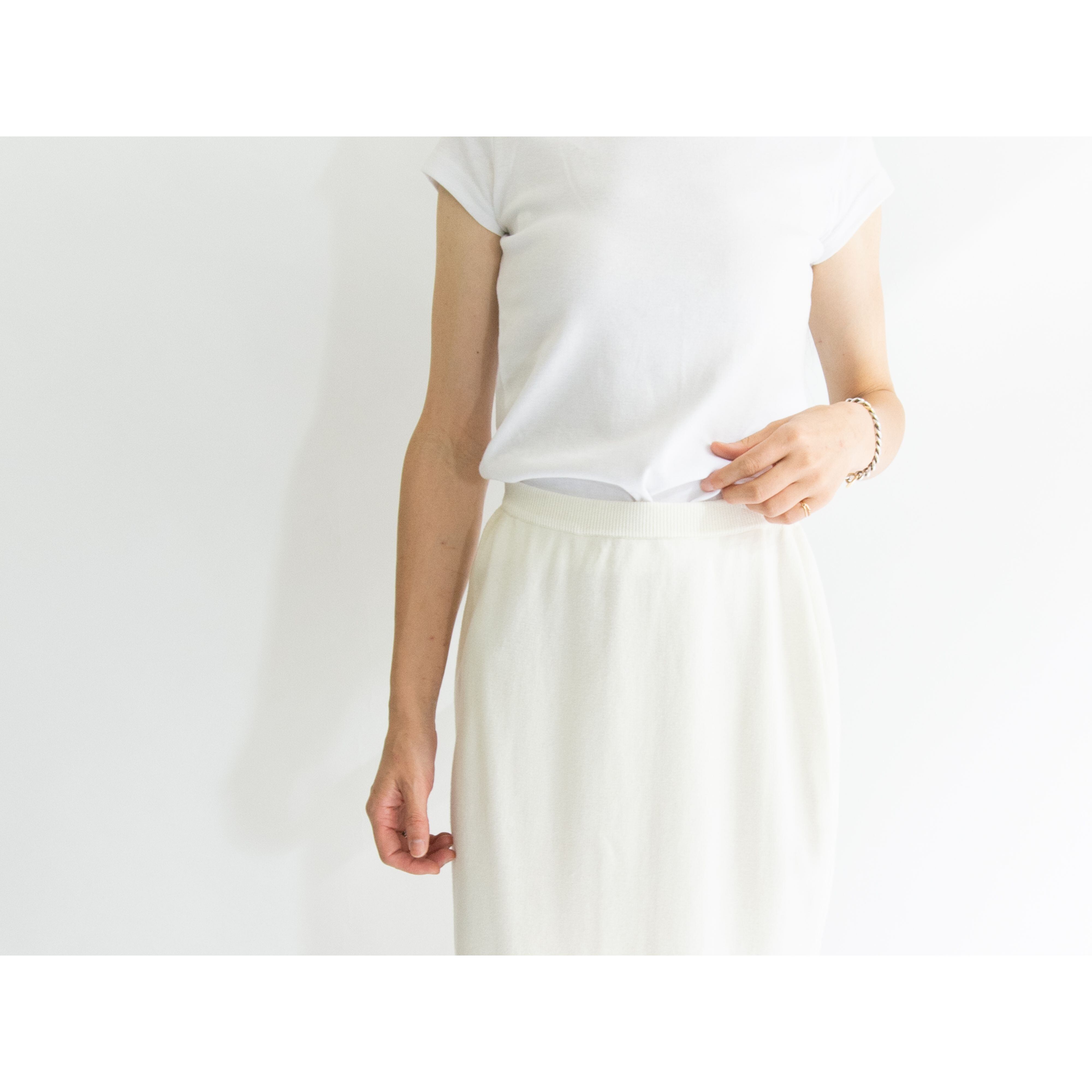 【Christian Dior 】Cotton-rayon knit skirt（クリスチャンディオール コットンレーヨンニットスカート）10d