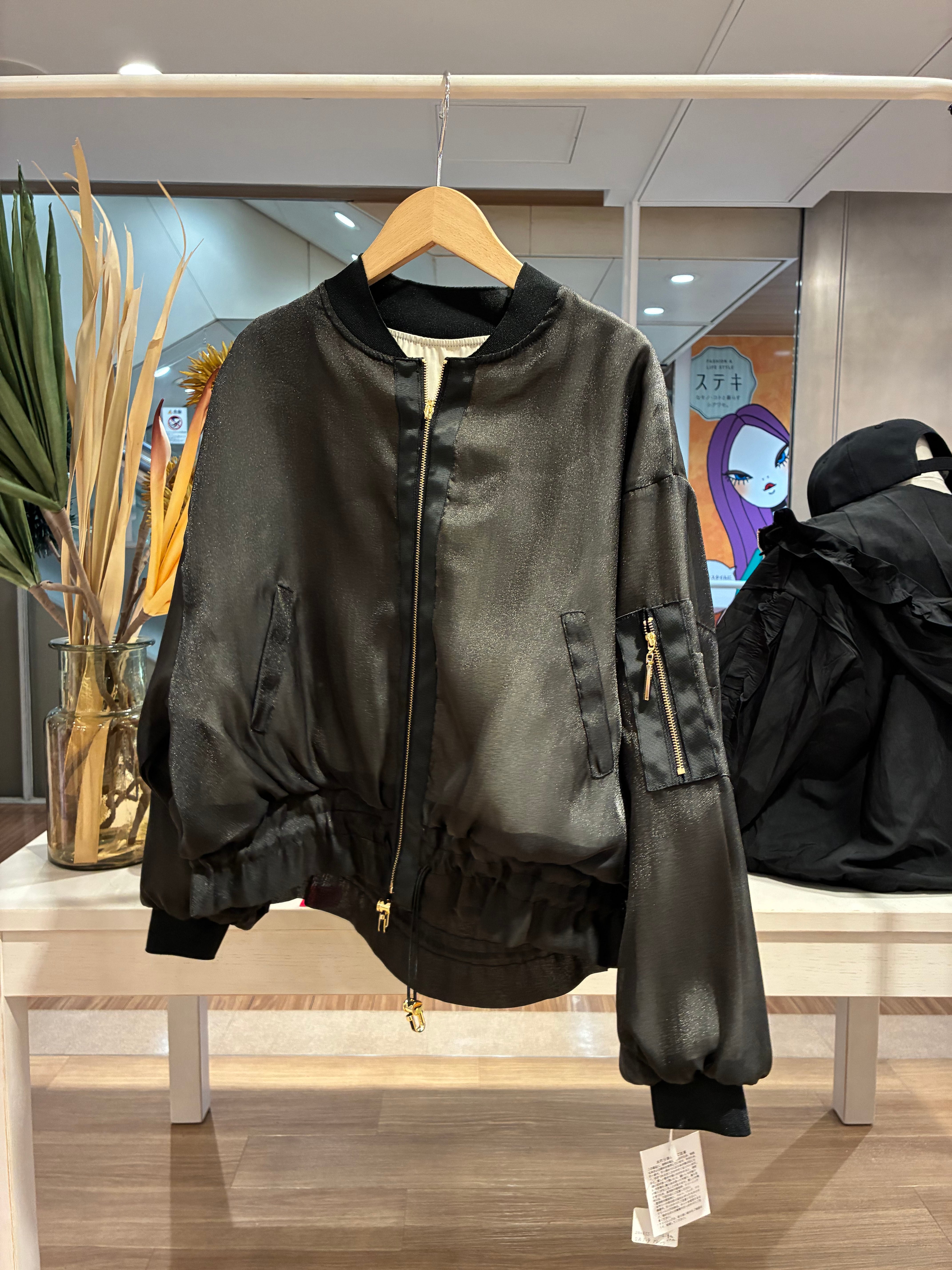 SERAPHIN ボンバージャケット レザーブルゾン スポーツ ラムスキン