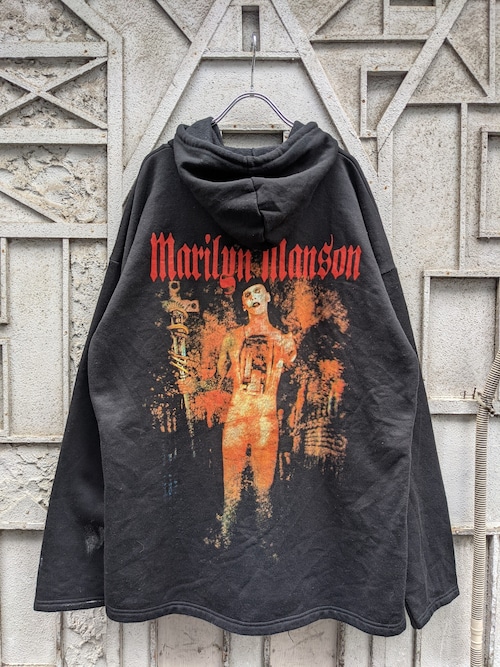 "MARILYN MANSON" zip up hoodie