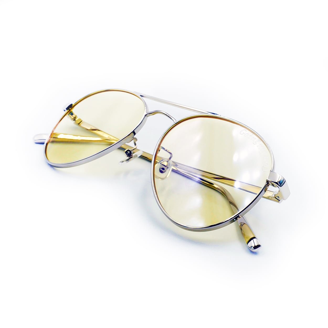 NSH N.S.H Open my way Pale Yellowサングラス