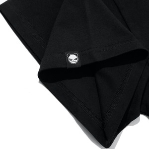 SALE【HIPANDA ハイパンダ】レディース ドロップショルダー Tシャツ / WOMEN'S DROPPED SHOULDER PRINTED SHORT SLEEVED T-SHIRT / BLACK・WHITE
