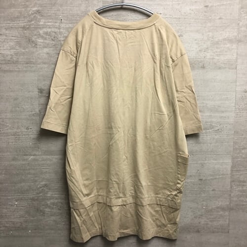 SUNSEA サンシー 16SS レイヤードTシャツ 2 ベージュ系 【中目黒b8