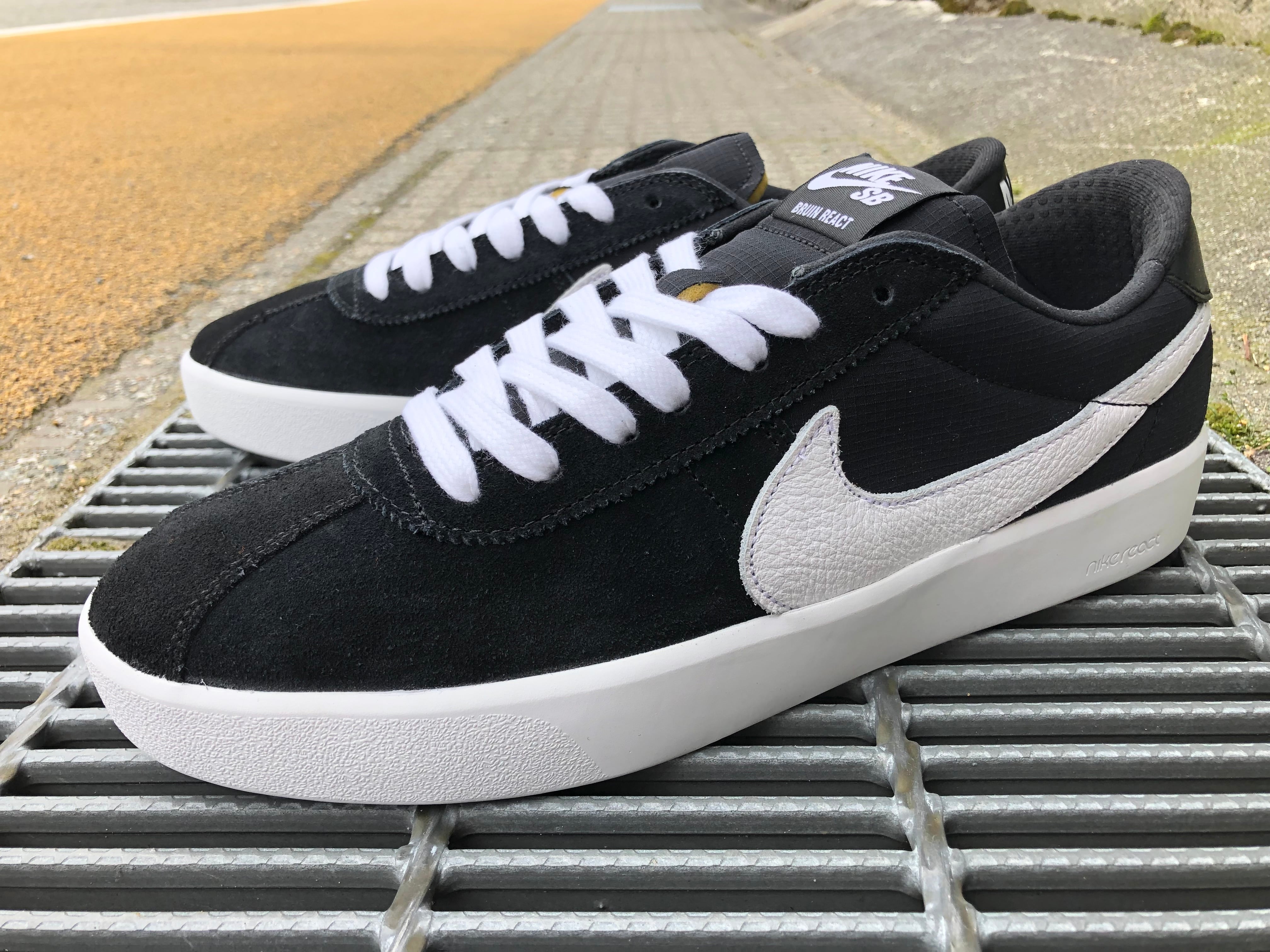 NIKE SB BRUIN REACT (BLACK/WHITE-BLACK-ANTHRACITE) | 