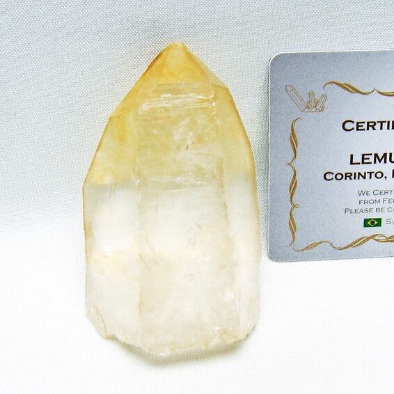 レムリアンシード シトリンクォーツ 原石 ブラジル ミナスジェライス州 コリント産 一点物 171-7252
