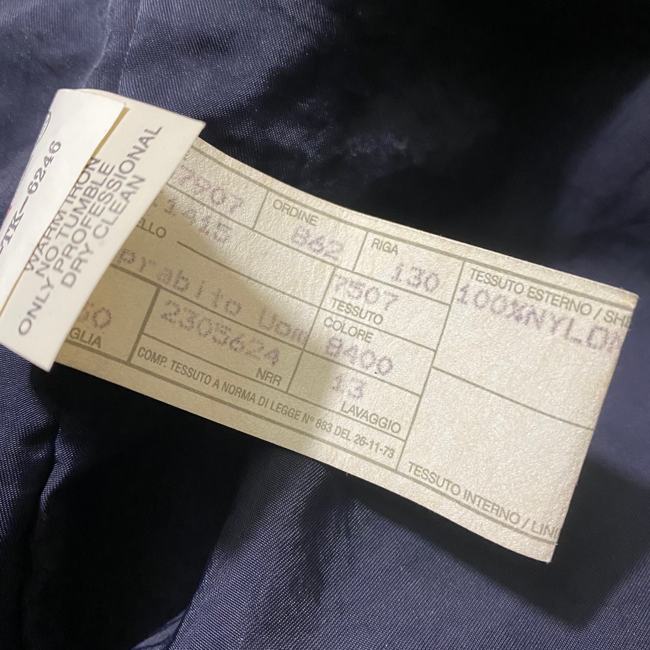 vintage GIORGIO ARMANI nylon long coat