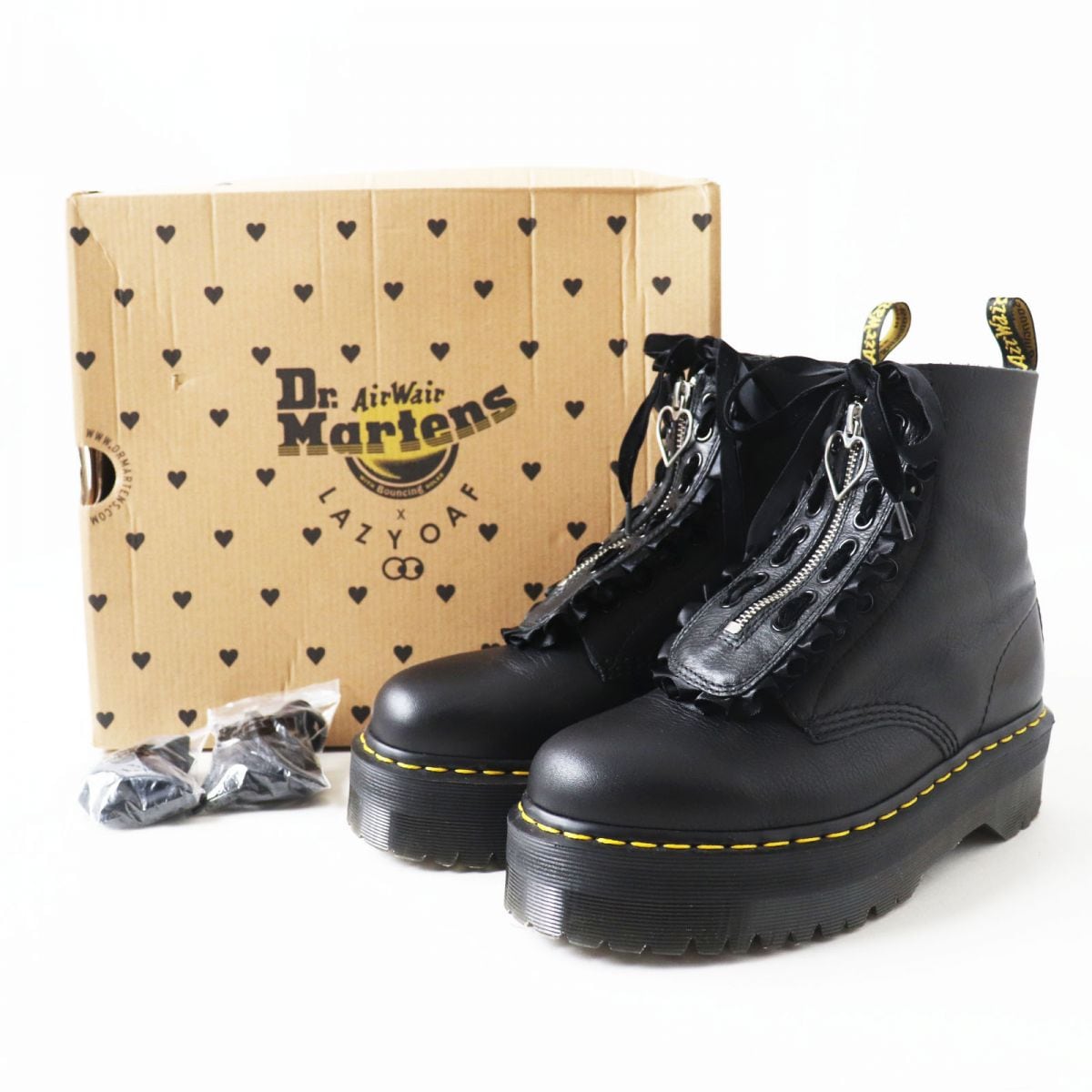 Dr. Martens 黒 レザー ジッパーブーツ