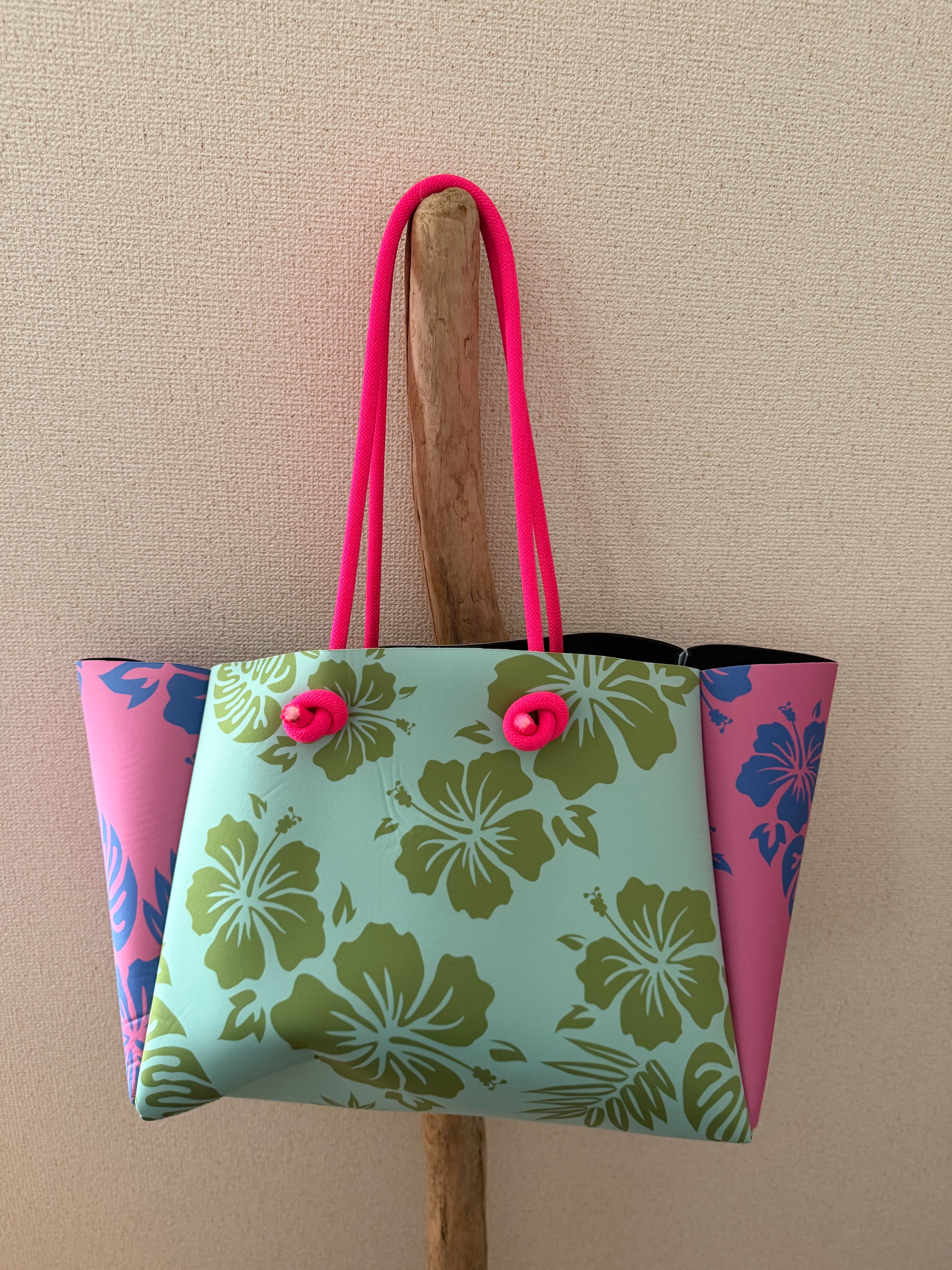 ALOHA COLLECTION × HAWAIIAN SUN ミニポーチ | AQUA TREE アロハ