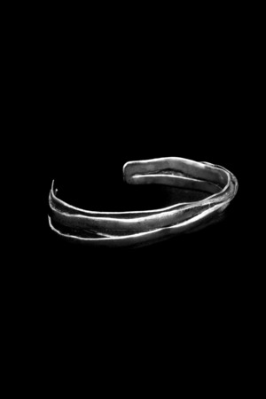 "Italian Jewelry" Silver 925 Interwoven Bangle
