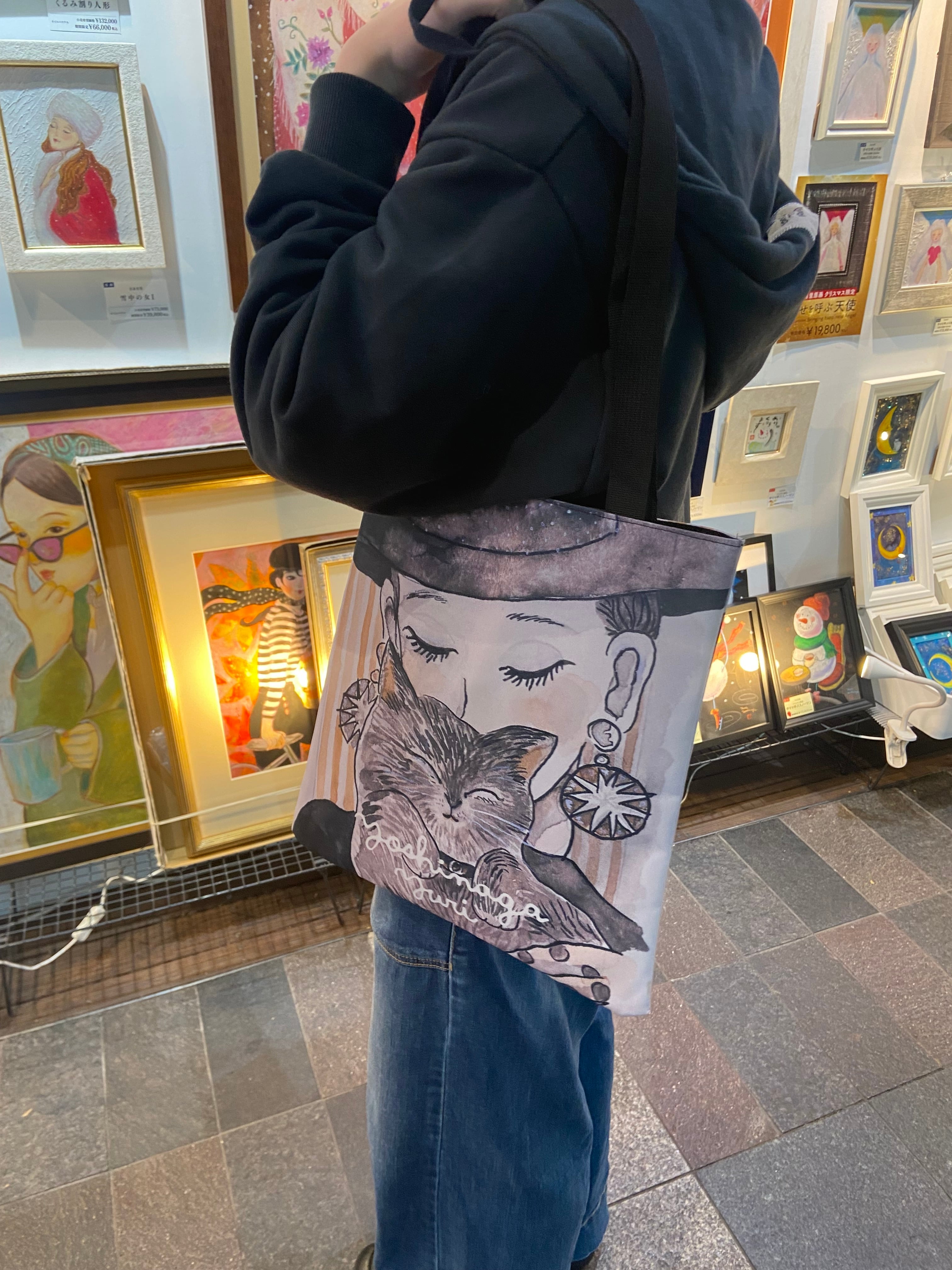 オリジナルトートバッグ【キス】限定価格！ | YURI YOSHINAGA ART SHOP