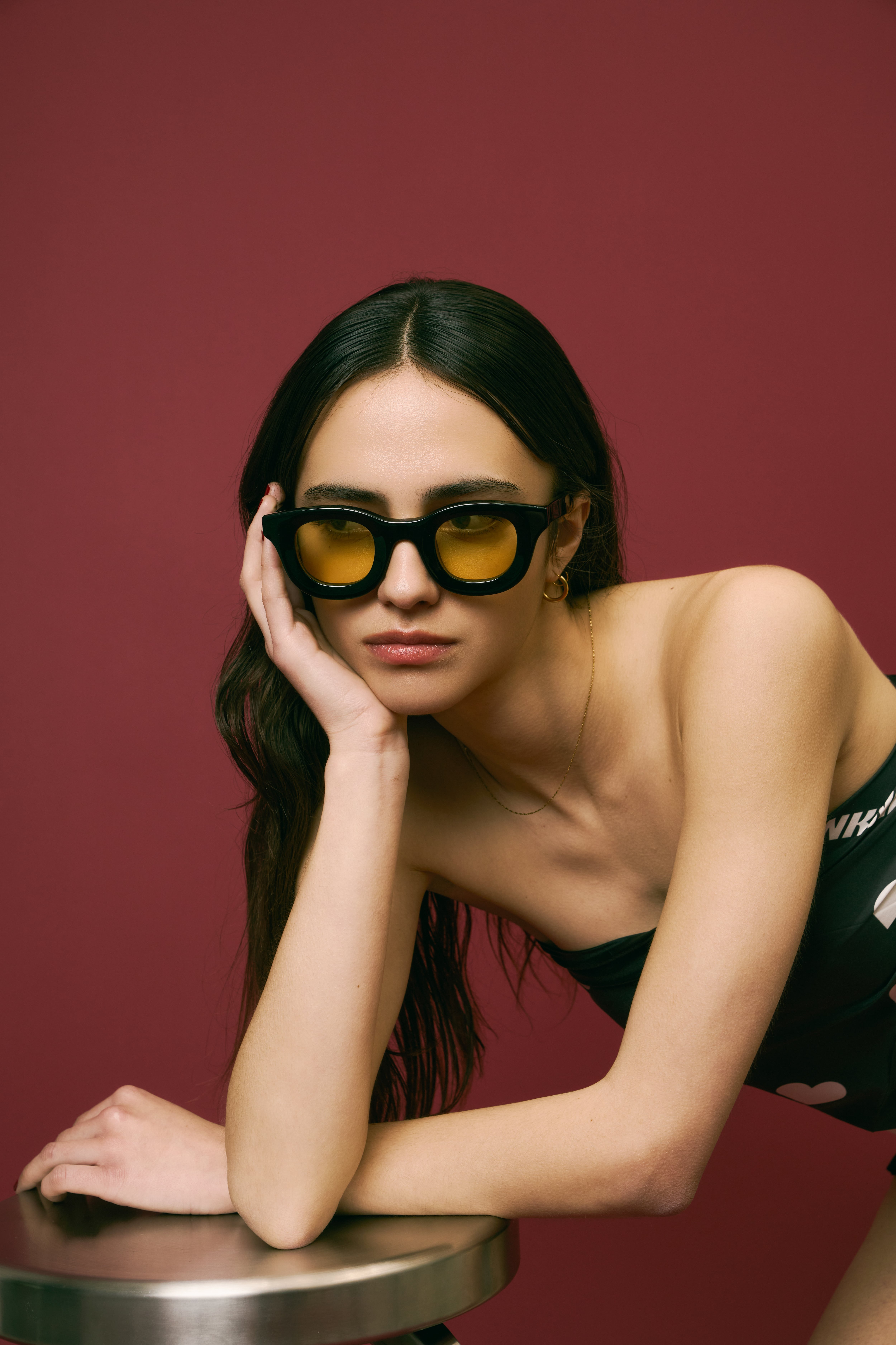 !!!Tomo!!! ✓GANIE.Gaelle サングラス Gaelle | yellow | GANIE