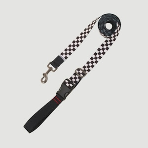 予約【UBUN’TU】Play line Leash handle Black《Black＆Checkerboard》