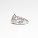 ダイヤモンド デザイン リング pt950 / 1.000ct