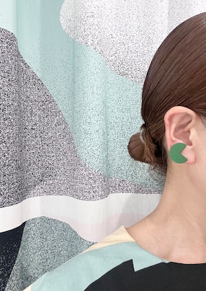 corchea / pie earring【pale yellow】