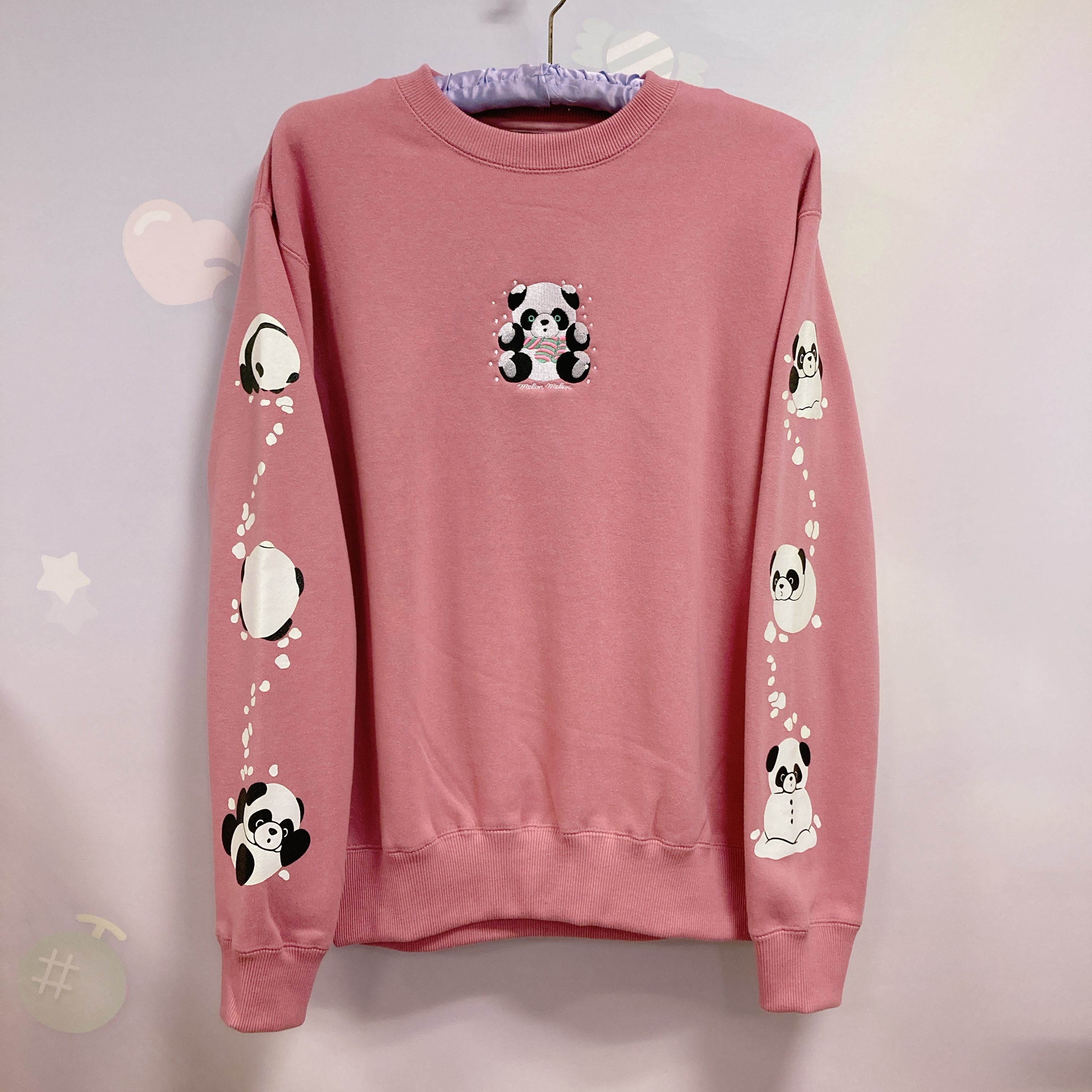 ♡vintage パステルハートサーマルトップス ファンシー古着 spank♡ ♡vintage パステルハートサーマルトップス ファンシー古着 spank♡