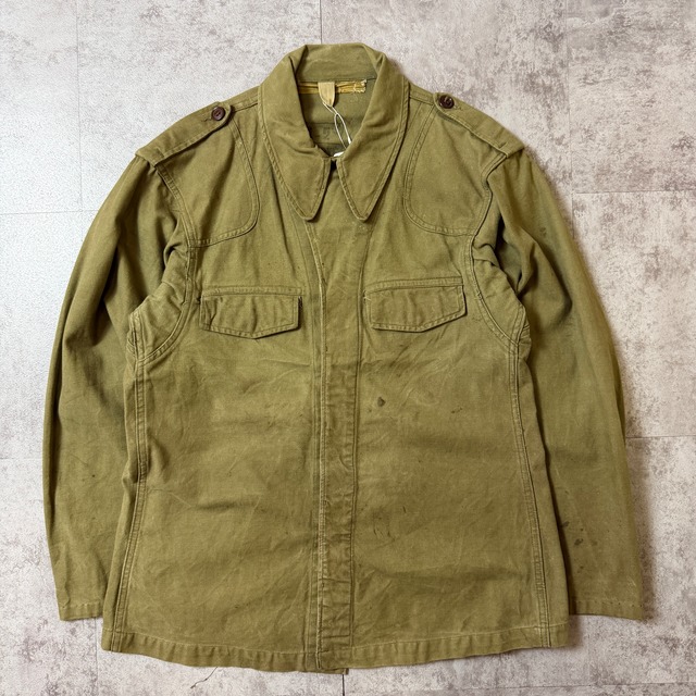 〜50's M-47 Jacket 2Pockets PAUL BOYE French Army  50年代 ポールボワイ フランス軍 ジャケット ミリタリー ヴィンテージ ビンテージ  TT2026-0016