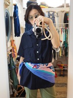 1990’s 100% Silk Open Collar Shirt