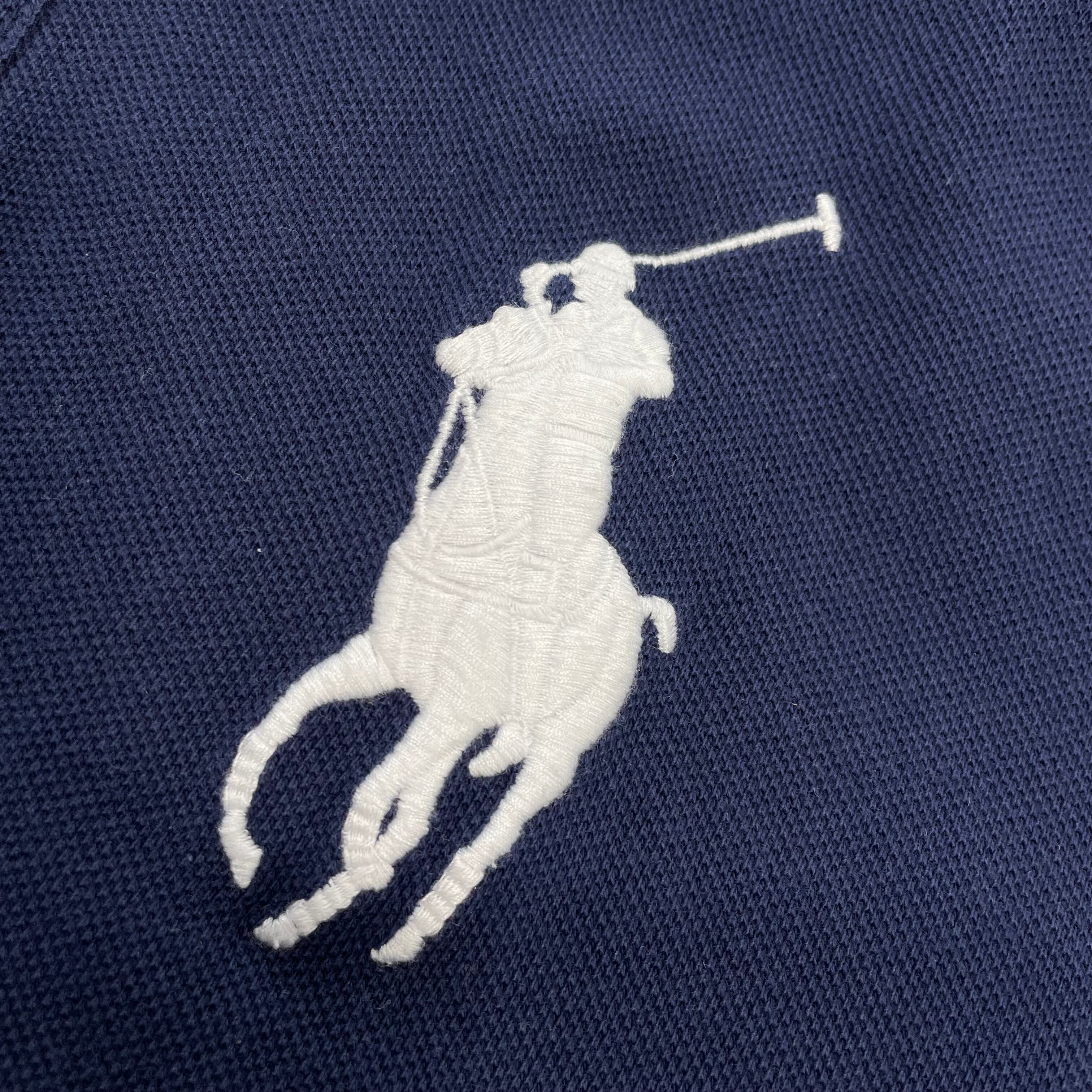 POLO RALPH LAUREN ビッグポニー刺繍 ワンピース ネイビー M | Red hurl