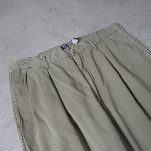 80s〜 初期型 USA製 Polo by Ralph Lauren POLO CHINO sage [W33L33相当] 古着