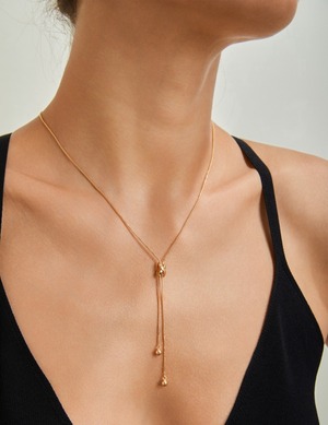 SV925シルバー フリンジネックレス ロングチェーン シンプル＆エレガント アクセサリー