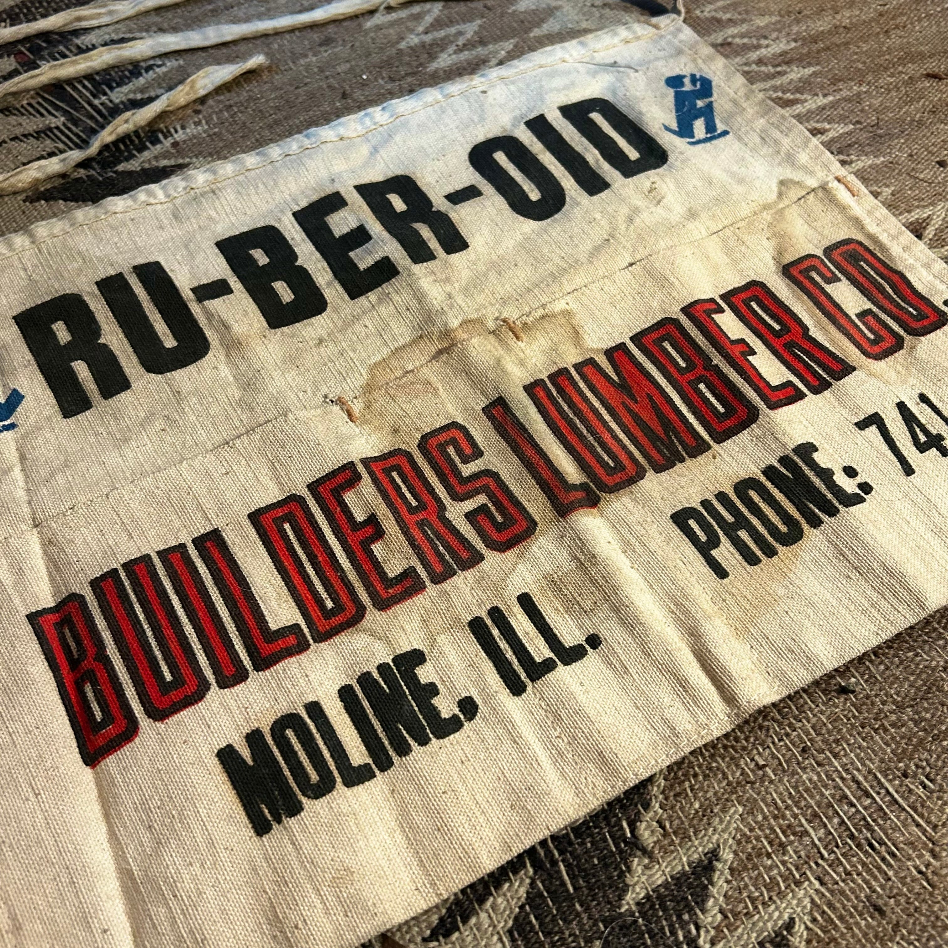 1950s-1960s ヴィンテージ ワークエプロン BUILDERS LUMBER CO. MU-424
