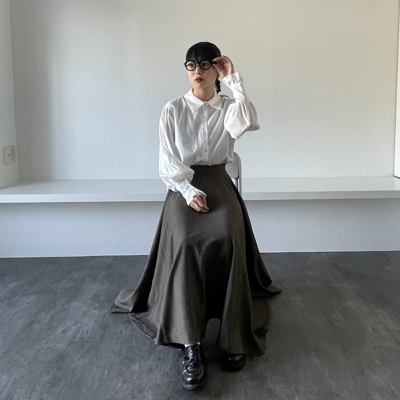 pour down circle skirt | -by RYOJI OBATA OFFICIAL STORE powered by BASE