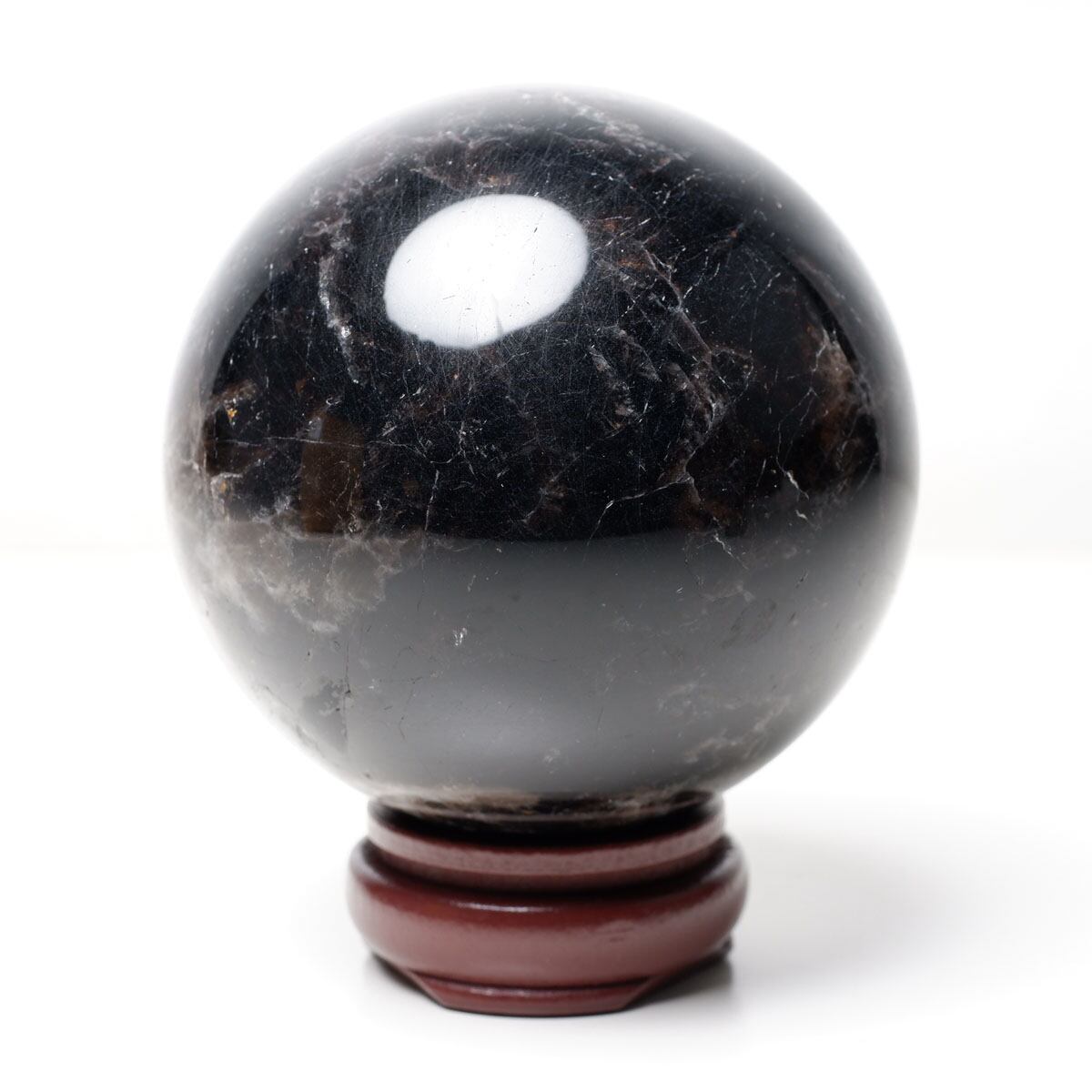 1.4Kg モリオン 丸玉 98mm 黒水晶 丸玉 モリオン スフィア 一点物 151-8550