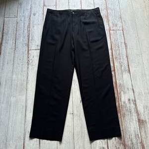 -Giorgio Armani- Italy black wide slacks