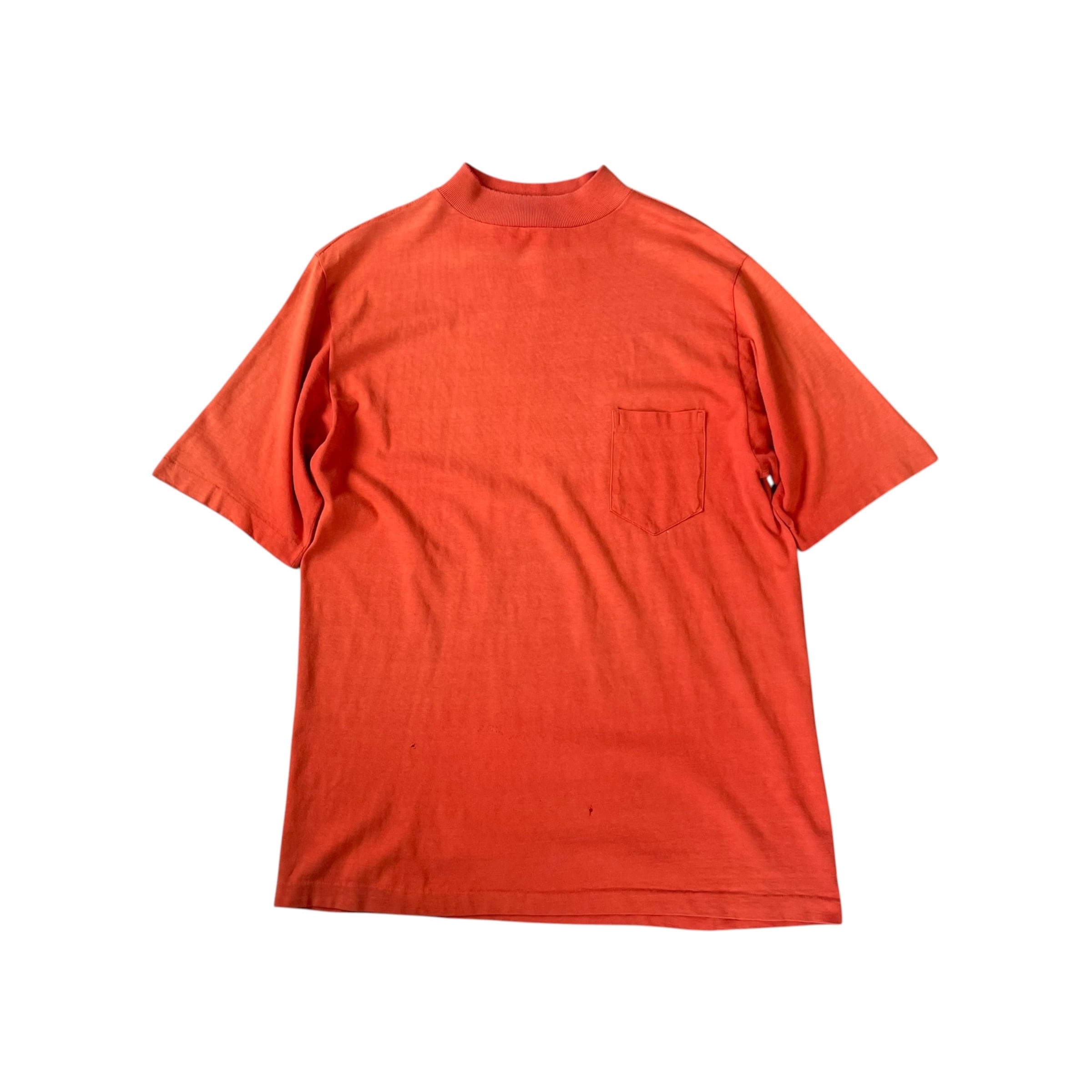 1970s TOWN CRAFT Mock Neck Pocket T-shirt