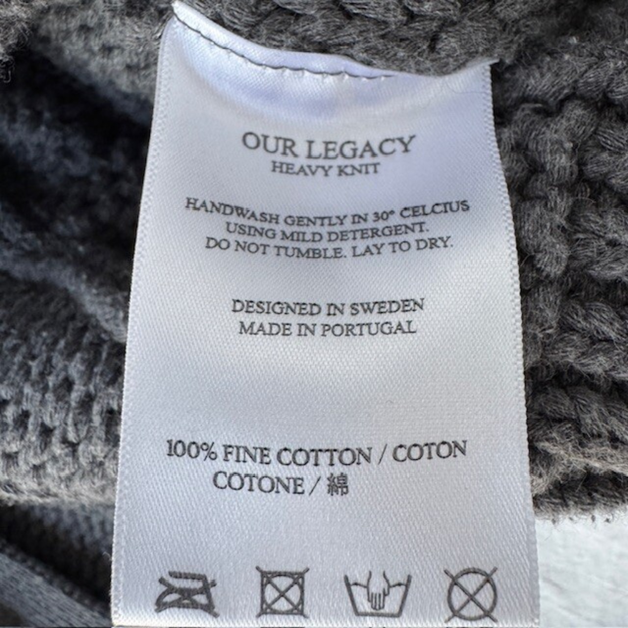 Our Legacy カーディガン ヘビーケーブルニット 画像8