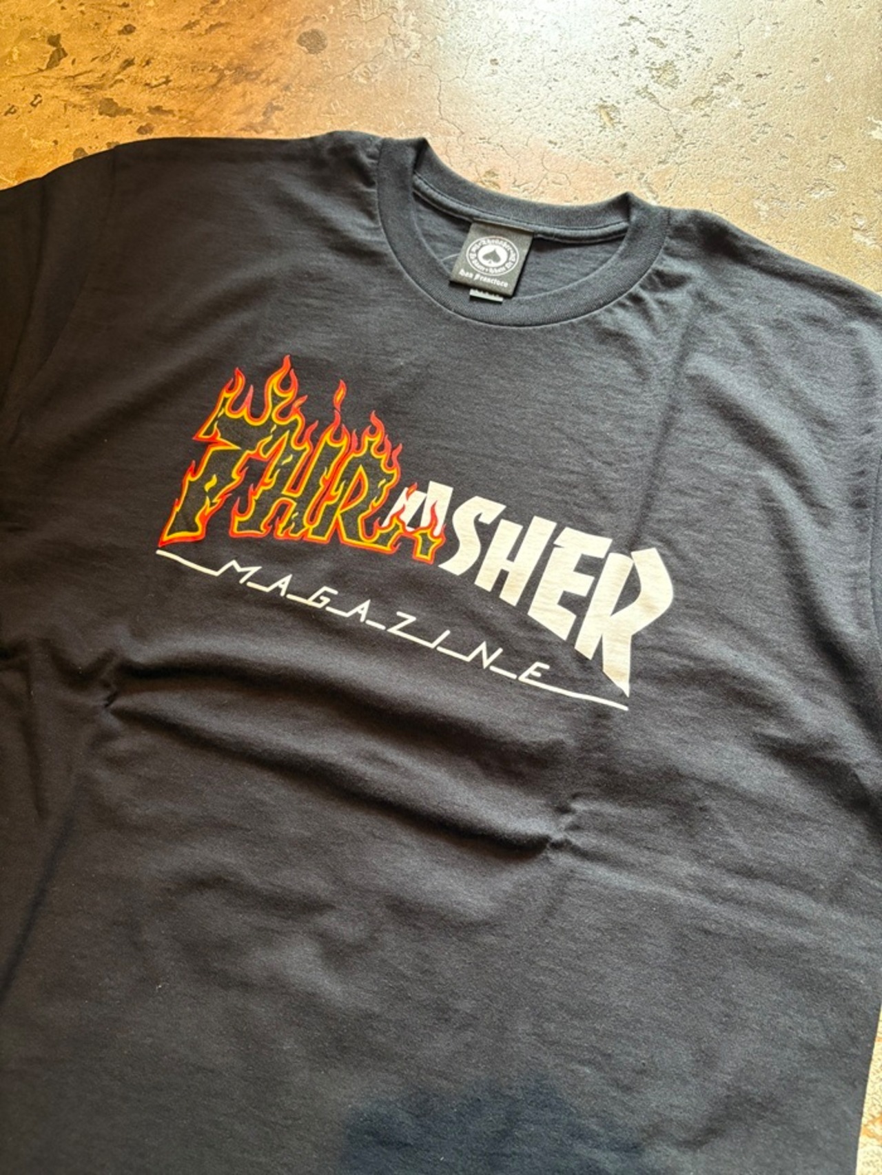 THRASHER / IGNITE LOGO T SHIRT / Tシャツ / IMPORT / BLACK - 3