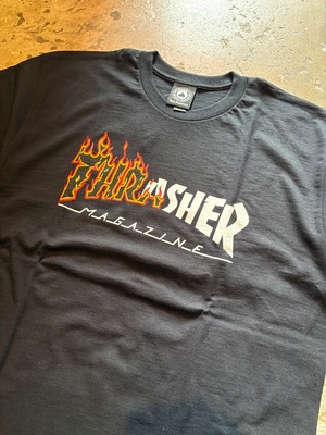 THRASHER / IGNITE LOGO T SHIRT / Tシャツ / IMPORT / BLACK