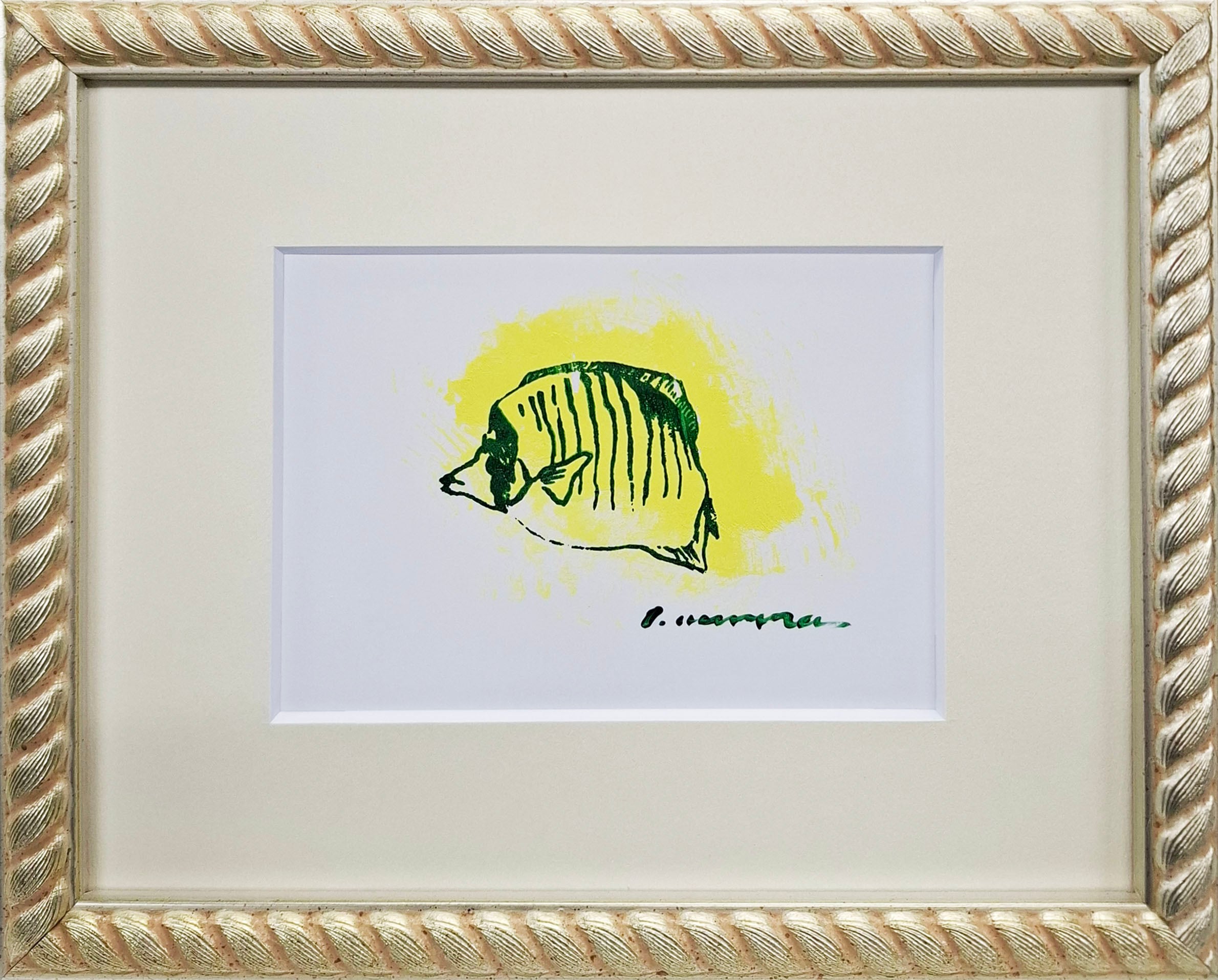 Specimens of Memory No.3 Oriental butterflyfish」 植村友哉 紙